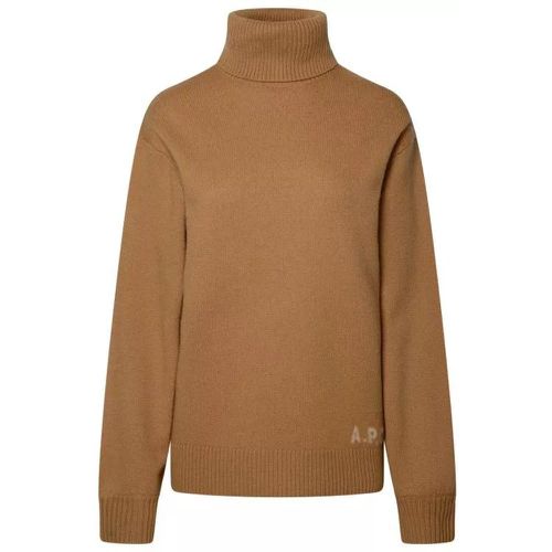Beige Virgin Wool Sweater - Größe L - brown - A.P.C. - Modalova
