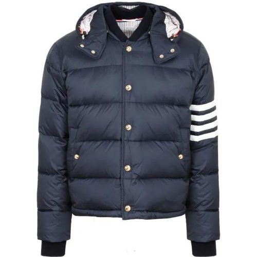 Navy Detachable Hood Bomber Jacket - Größe 4 - blau - Thom Browne - Modalova