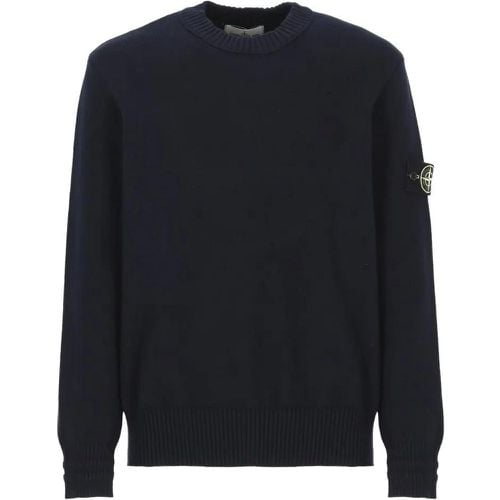 Sweater With Logo - Größe L - Stone Island - Modalova