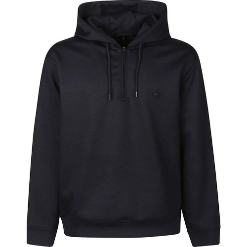 Logo-embroidered Sweatshirt - Größe L - Emporio Armani - Modalova