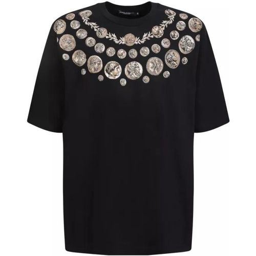 All-Over Graphic Print Short-Sleeved T-Shirt - Größe S - Dolce&Gabbana - Modalova