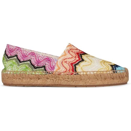 Low-Top Sneaker - Zig Zag Knitted Espadrilles - Gr. 37 (EU) - in - für Damen - Missoni - Modalova