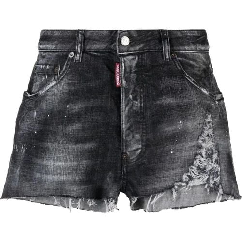 Raw Cut Baggy Denim Shorts - Größe 40 - Dsquared2 - Modalova