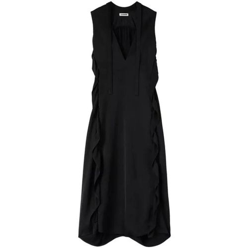 Black Ruffle Maxi Dress - Größe 38 - black - Jil Sander - Modalova