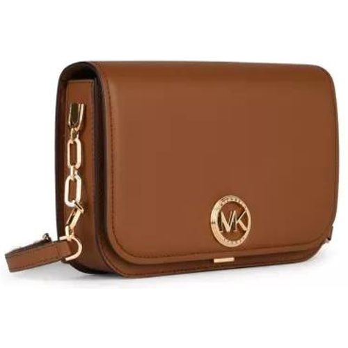 Shopper - Messanger' Brown Leather Crossbody Bag - Gr. unisize - in - für Damen - Michael Kors - Modalova