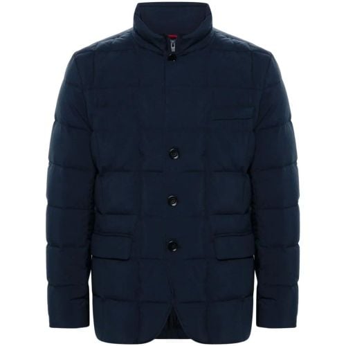 Navy Blue Jacket With Logo - Größe XL - Fay - Modalova