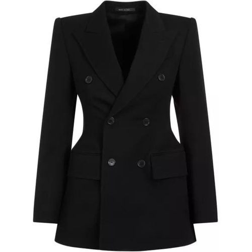 Db Hourglass Black Wool Jacket - Größe 36 - black - Balenciaga - Modalova