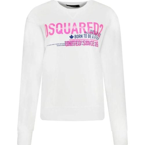 Cotton Logo Sweatshirt - Größe S - Dsquared2 - Modalova