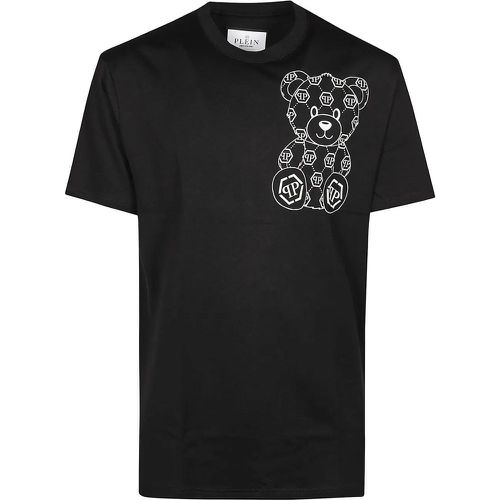 Teddy Bear T-shirt Black - Größe L - Philipp Plein - Modalova