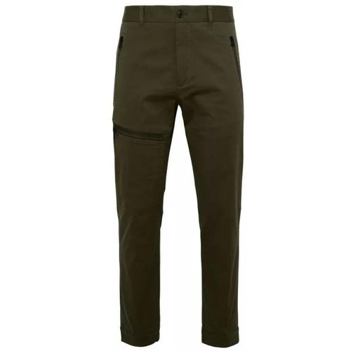 Green Cotton Pants - Größe 46 - green - Moncler - Modalova