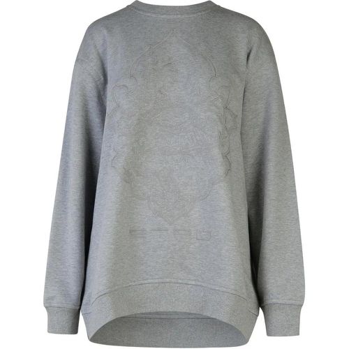 Gray Cotton Sweatshirt - Größe M - ETRO - Modalova