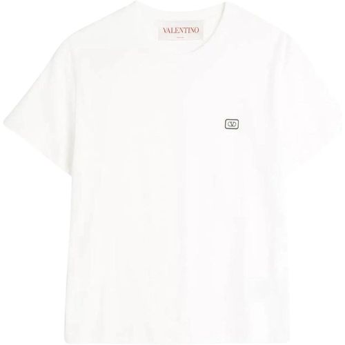 Cotton Logo T-shirt - Größe L - Valentino - Modalova