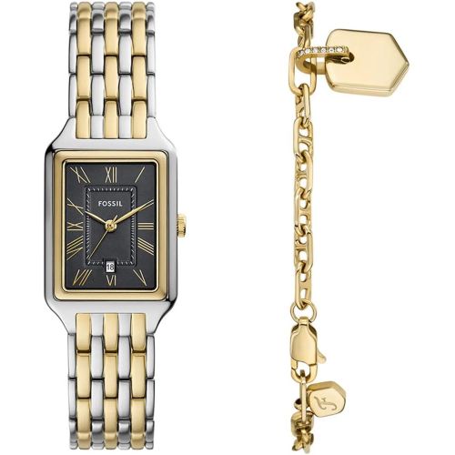 Uhr - Raquel Geschenkset - Gr. unisize - in Silber - für Damen - Fossil - Modalova