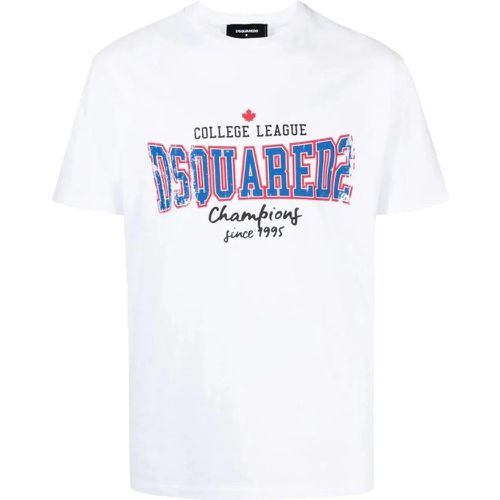 T-shirt white - Größe XL - Dsquared2 - Modalova