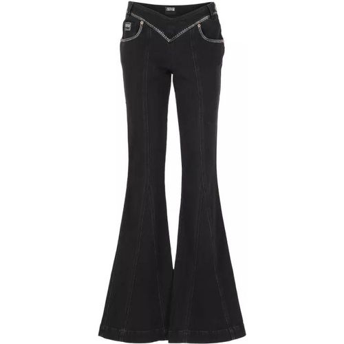 Flared Jeans - Größe 26 - black - Versace Jeans Couture - Modalova