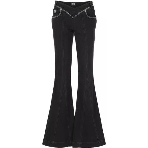 Flared Jeans - Größe 27 - schwarz - Versace Jeans Couture - Modalova