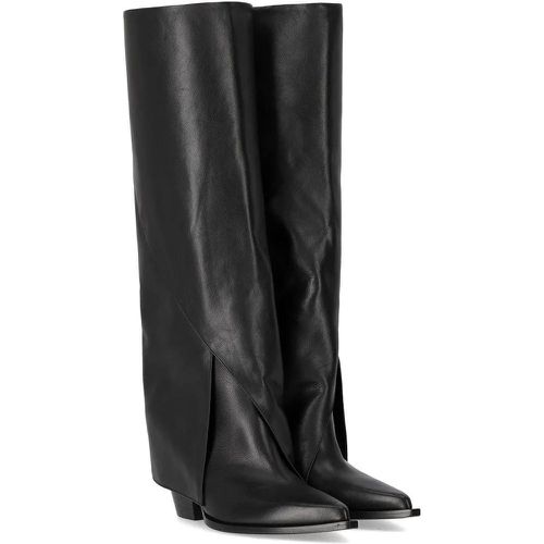 Stiefel - SCHWARZER-STIEFEL MIT GAMASCHE - Gr. 36 (EU) - in - für Damen - Elena Iachi - Modalova