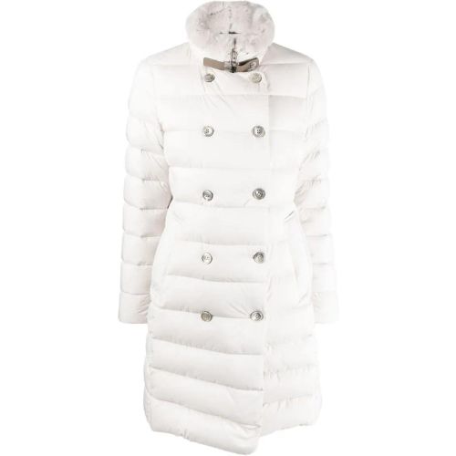 Ivory White Longan Down Jacket - Größe 40 - Moorer - Modalova