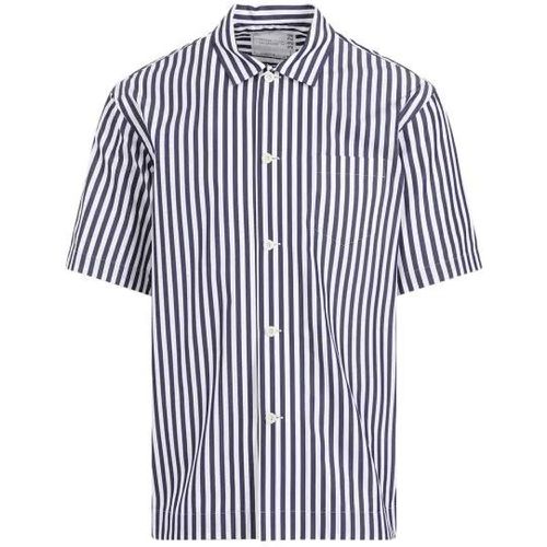 Navy-Blue Stripe Shirt - Größe 3 - blue - Sacai - Modalova