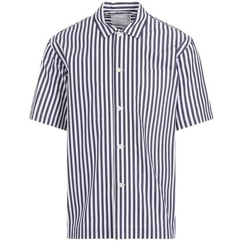 Navy- Stripe Shirt - Größe 3 - Sacai - Modalova