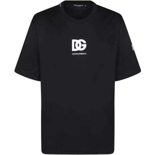 Cotton T-Shirt - Größe 44 - black - Dolce&Gabbana - Modalova