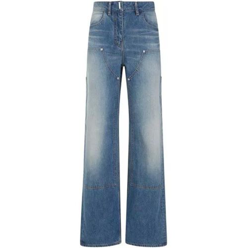 Deep Blue Cotton Jeans - Größe 25 - Givenchy - Modalova