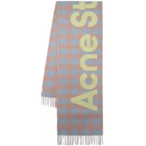 Tücher & Schals - Veda Scarf - Wool - Beige/Green - Gr. unisize - in - für Damen - Acne Studios - Modalova