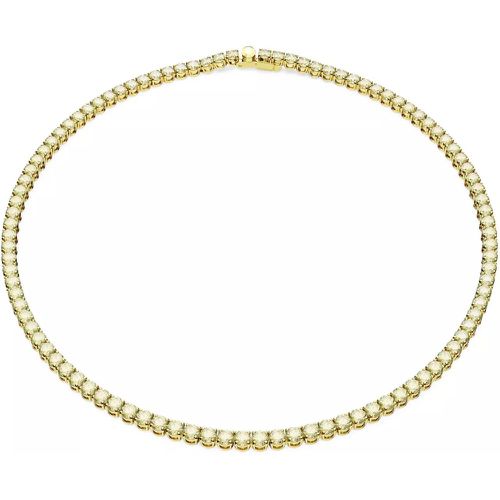 Halskette - Matrix Goldfarbene Kette 5661191 - Gr. unisize - in - für Damen - Swarovski - Modalova