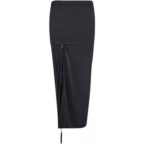 Pareo-Style Split Skirt - Größe L - black - Jacquemus - Modalova