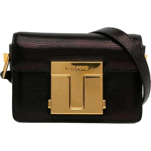 Shopper - Small T-Clasp Lizard-Embossed Crossbody Bag - Gr. unisize - in - für Damen - Tom Ford - Modalova