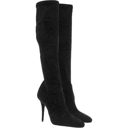Boots & Stiefeletten - Ella Knee High Crushed Velvet Boots - Gr. 36 (EU) - in - für Damen - Saint Laurent - Modalova
