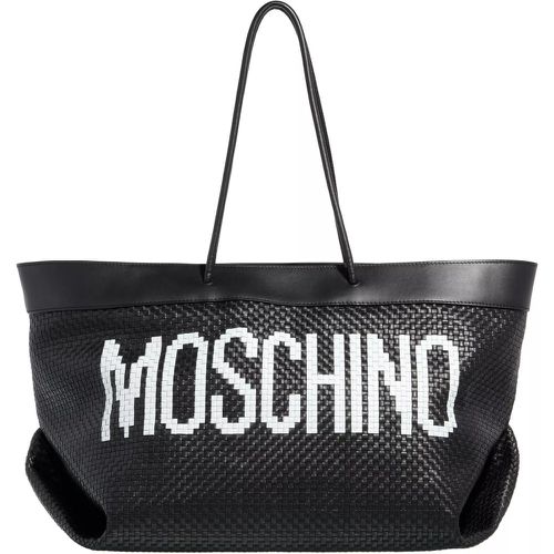 Shopper - Black & White Shoulder Bag - Gr. unisize - in - für Damen - Moschino - Modalova