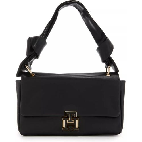 Hobo Bags - Pushlock damen Schultertasche Schwa - Gr. unisize - in - für Damen - Tommy Hilfiger - Modalova