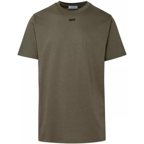 T-Shirt Off Stitch - Größe L - gray - Off-White - Modalova