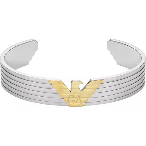 Armbänder - Eagle Logo Silberfarbene Armband EG - Gr. ONE SIZE - in Silber - für Damen - Emporio Armani - Modalova
