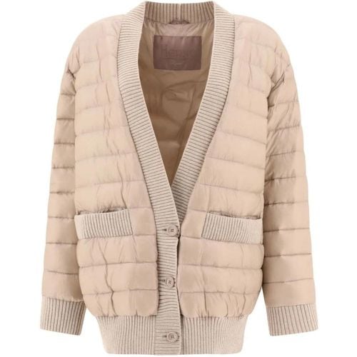 Cardigan Down Jacket - Größe 40 - Herno - Modalova