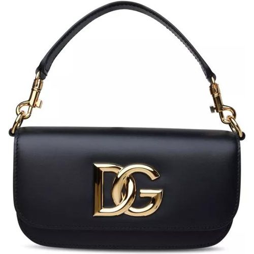 Shopper - Black Leather Bag - Gr. unisize - in - für Damen - Dolce&Gabbana - Modalova