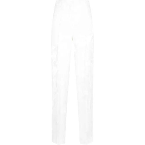 White Pulley Wool Pants - Größe 36 - Dries Van Noten - Modalova