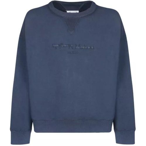 Blue Cotton Sweatshirt - Größe L - blue - Maison Margiela - Modalova