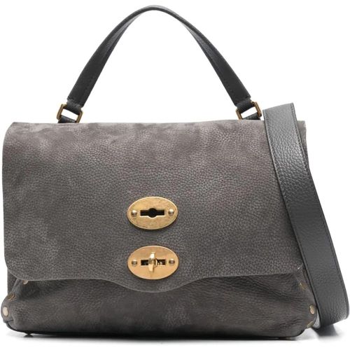 Shopper - Cool Grey Calf Suede Handbag - Gr. unisize - in - für Damen - Zanellato - Modalova