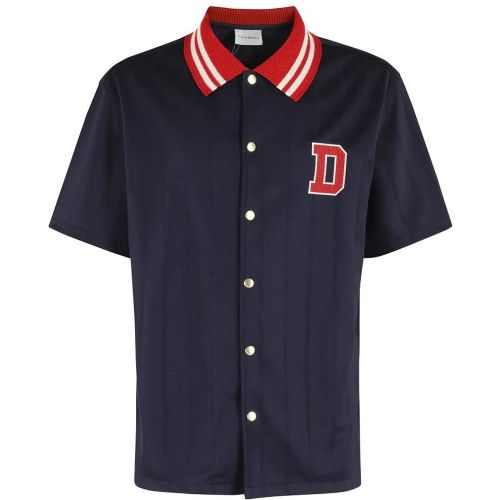 Navy Cotton-Blend Polo - Größe L - Drôle De Monsieur - Modalova