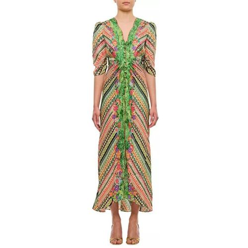 Mitsu-B Midi Dress - Größe 14 - multi - Saloni - Modalova