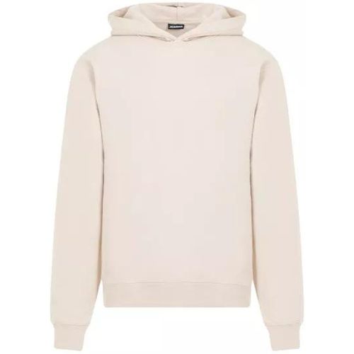 Le Hoodie Gros Grain In Beige Cotton - Größe L - beige - Jacquemus - Modalova