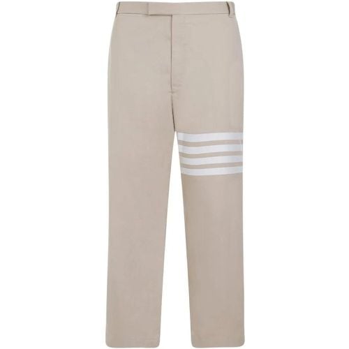 Camel Cotton Unconstructed Straight Leg Trou - Größe 3 - Thom Browne - Modalova