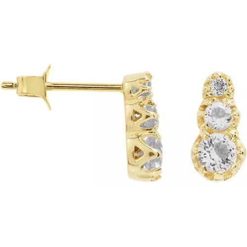 Ohrringe - Single Glowing Anna Stud Earring - Gr. unisize - in Weiß - für Damen - Anna+Nina - Modalova