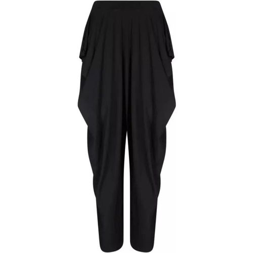 Draped Black Trousers - Größe 2 - black - Issey Miyake - Modalova