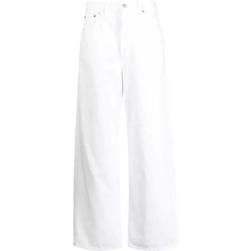 White Denim Pants - Größe 28 - white - Agolde - Modalova