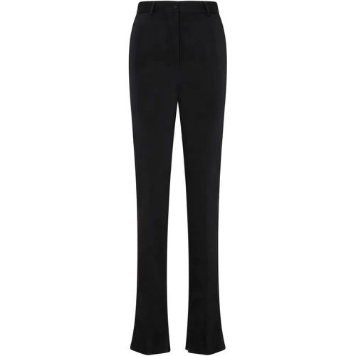 Black Acetate Stretch Pants - Größe 38 - Dolce&Gabbana - Modalova