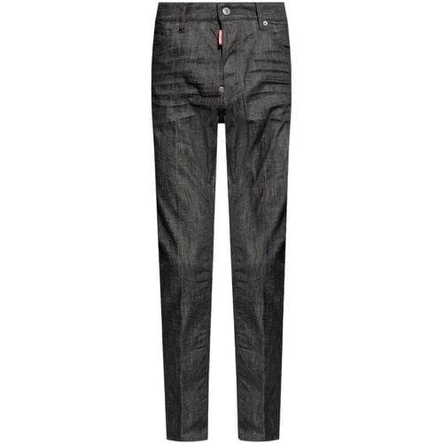 Anthracite Grey Cotton Denim - Größe 46 - Dsquared2 - Modalova