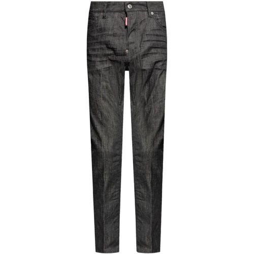 Anthracite Grey Cotton Denim - Größe 52 - Dsquared2 - Modalova